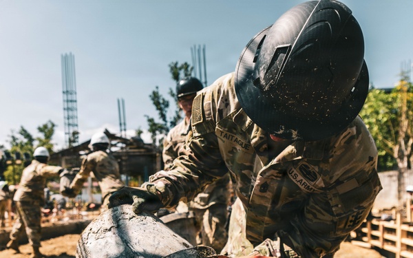 U.S. and Philippine Forces Build School During Exercise Balikatan 2026