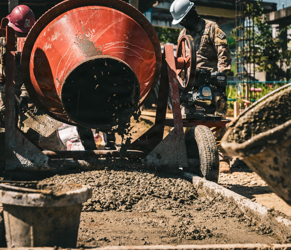 U.S. and Philippine Forces Build School During Exercise Balikatan 2026
