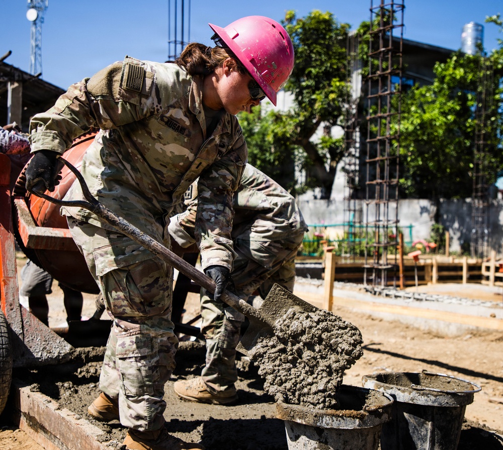 U.S. and Philippine Forces Build School During Exercise Balikatan 2026