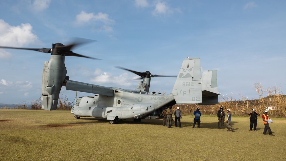 11th MEU Marines, Sailors Respond to Super Typhoon Sinlaku