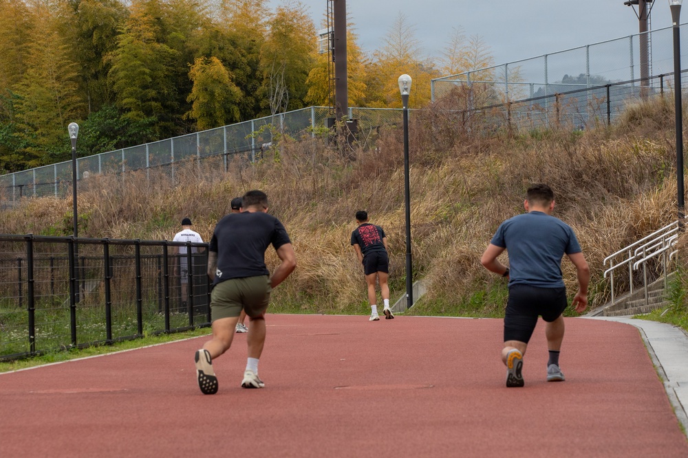 U.S. Marines come together for MALS-12 spring fling relay event