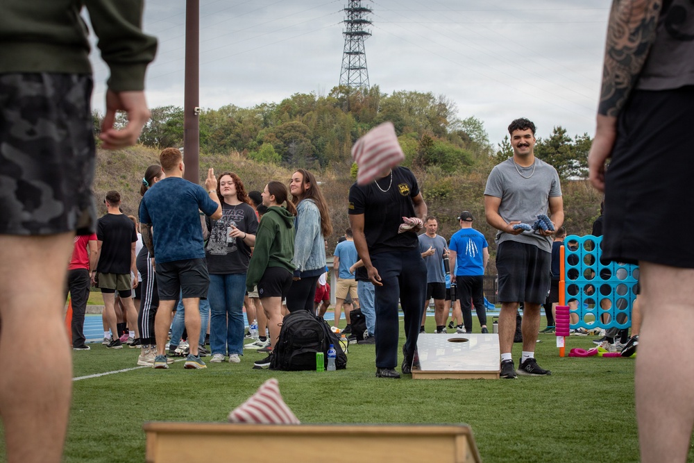 U.S. Marines come together for MALS-12 spring fling relay event