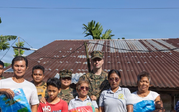 Balikatan 2026: U.S. service members hand out mosquito nets as part of a cooperative health engagement in Casiguran