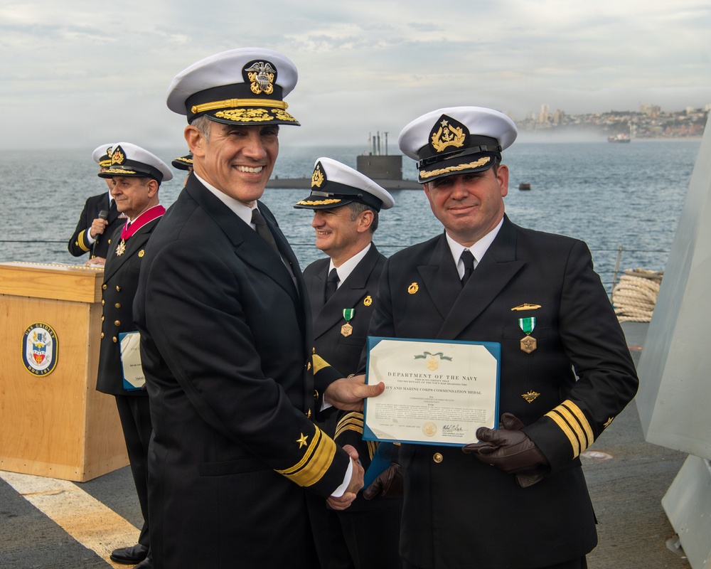 4th Fleet Presents Chilean Military Awards