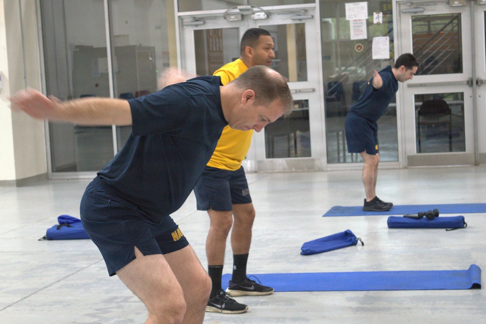 Navy Reserve Center Miami Conducts Physical Fitness Assessment