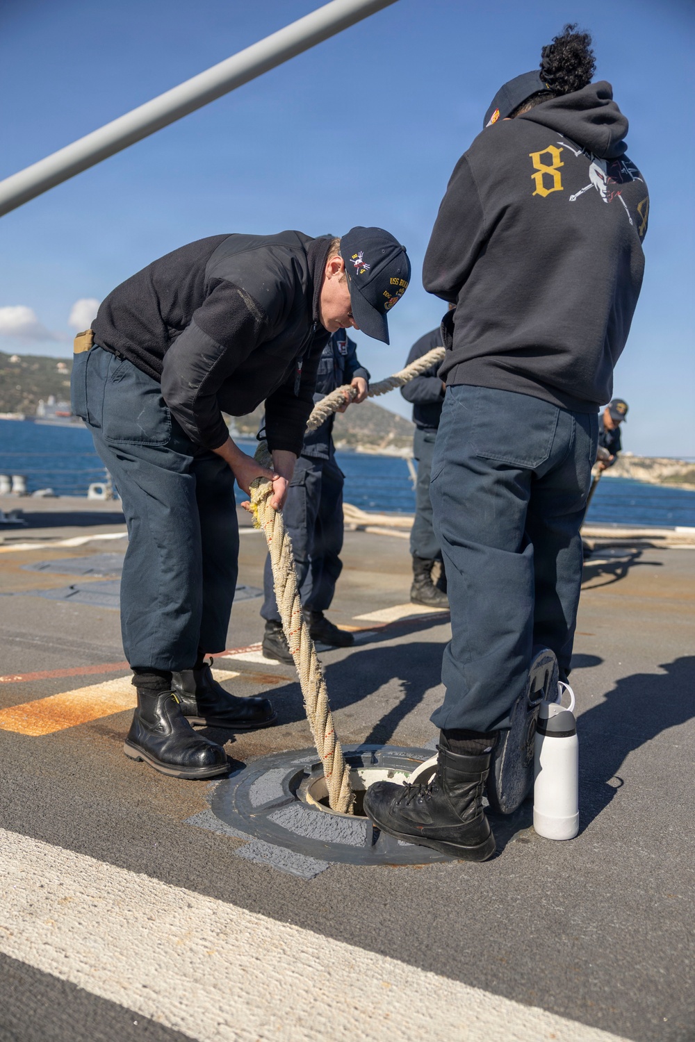 USS Bulkeley (DDG 84) departs from Souda Bay, Greece, April 4, 2026