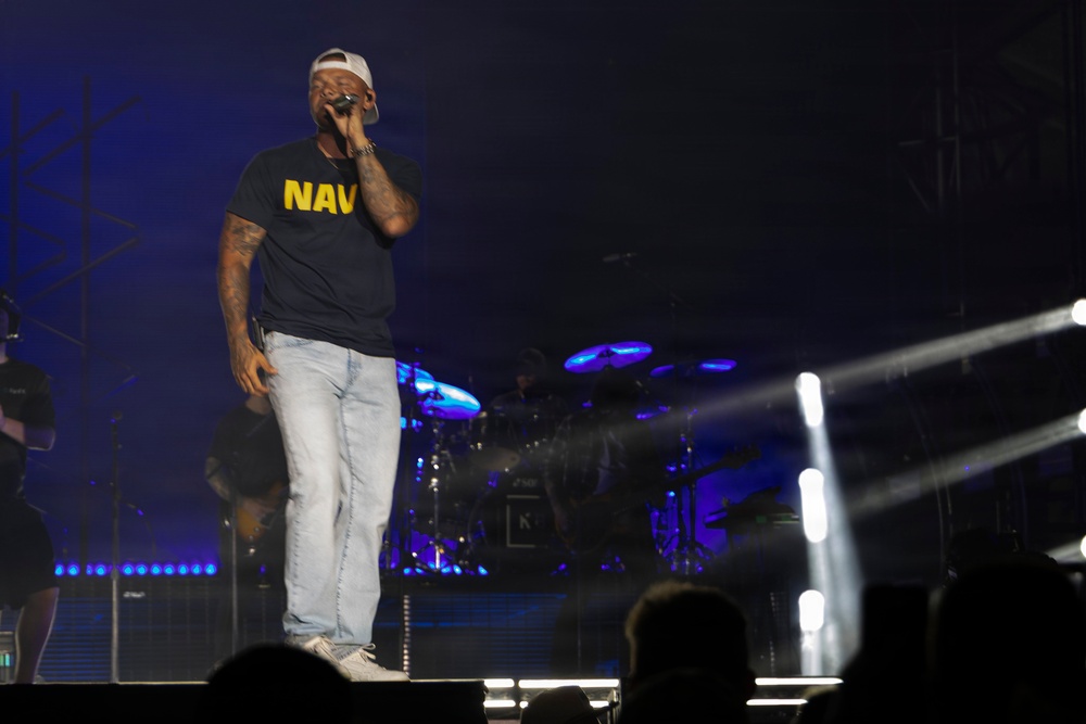 NAS Pensacola Hosts CNIC Operation MWR Kane Brown Concert