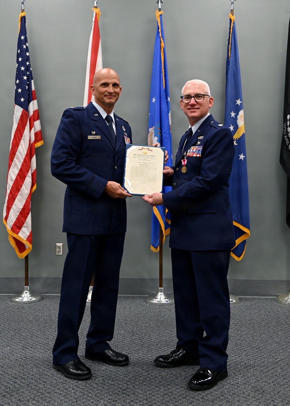 117th Force Support Squadron Change of Command