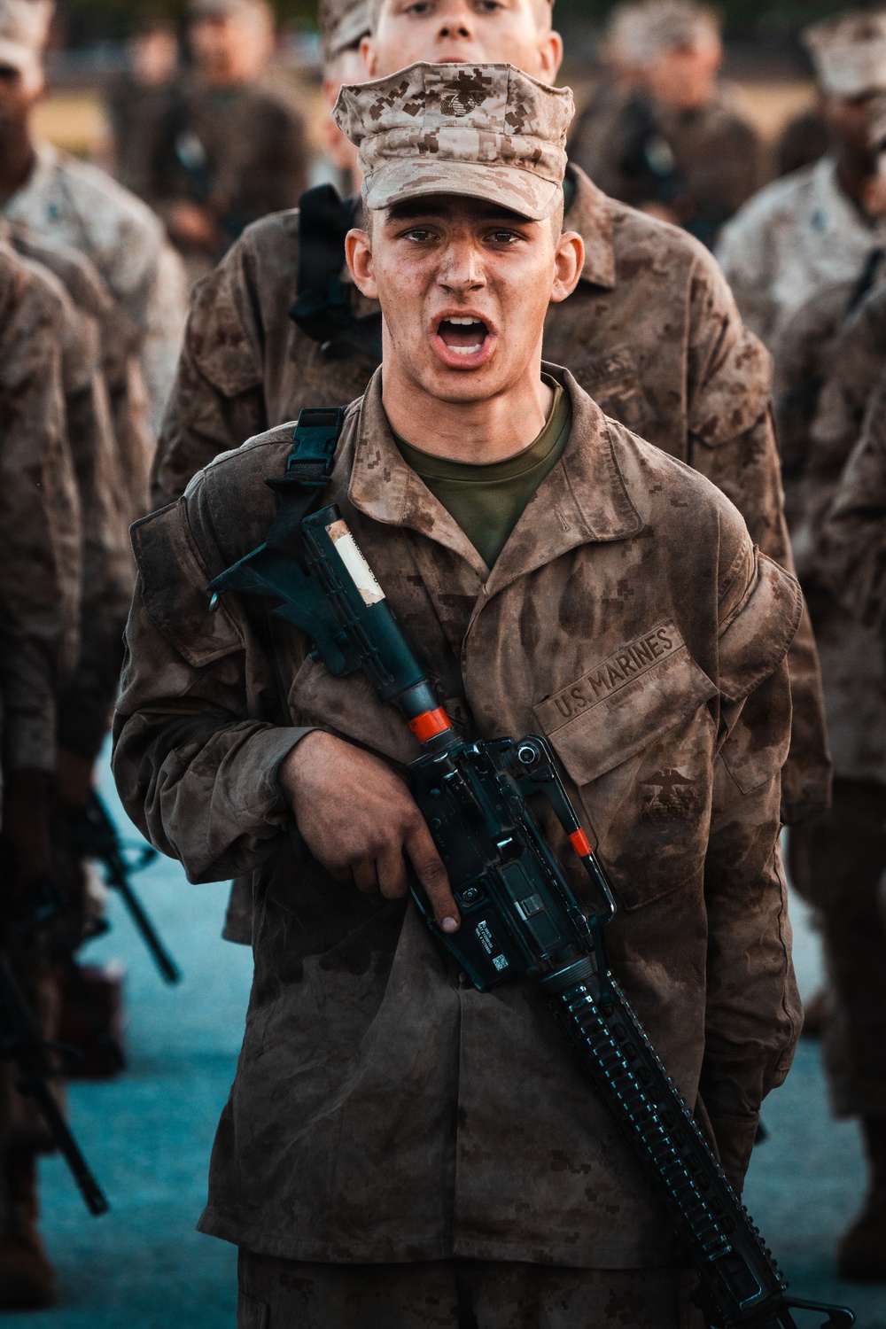 Kilo Company Eagle, Globe, and Anchor Ceremony