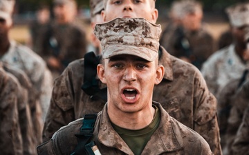 Kilo Company Eagle, Globe, and Anchor Ceremony