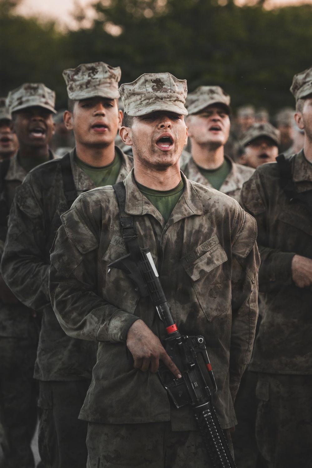 Kilo Company Eagle, Globe, and Anchor Ceremony