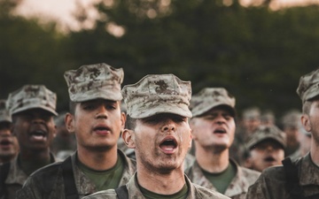 Kilo Company Eagle, Globe, and Anchor Ceremony