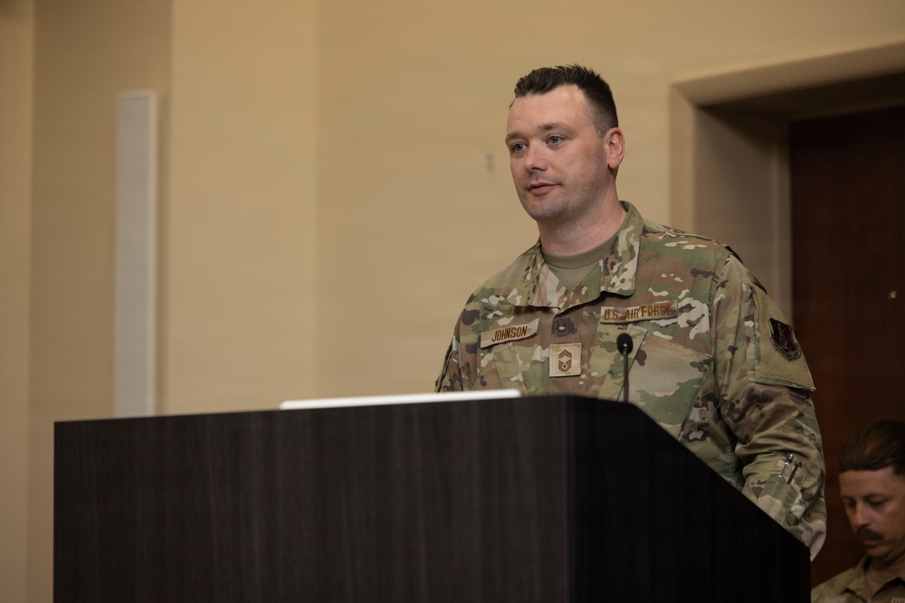 Chief Master Sgt. Johnson Promotion Ceremony