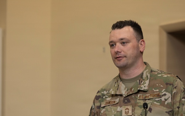 Chief Master Sgt. Johnson Promotion Ceremony