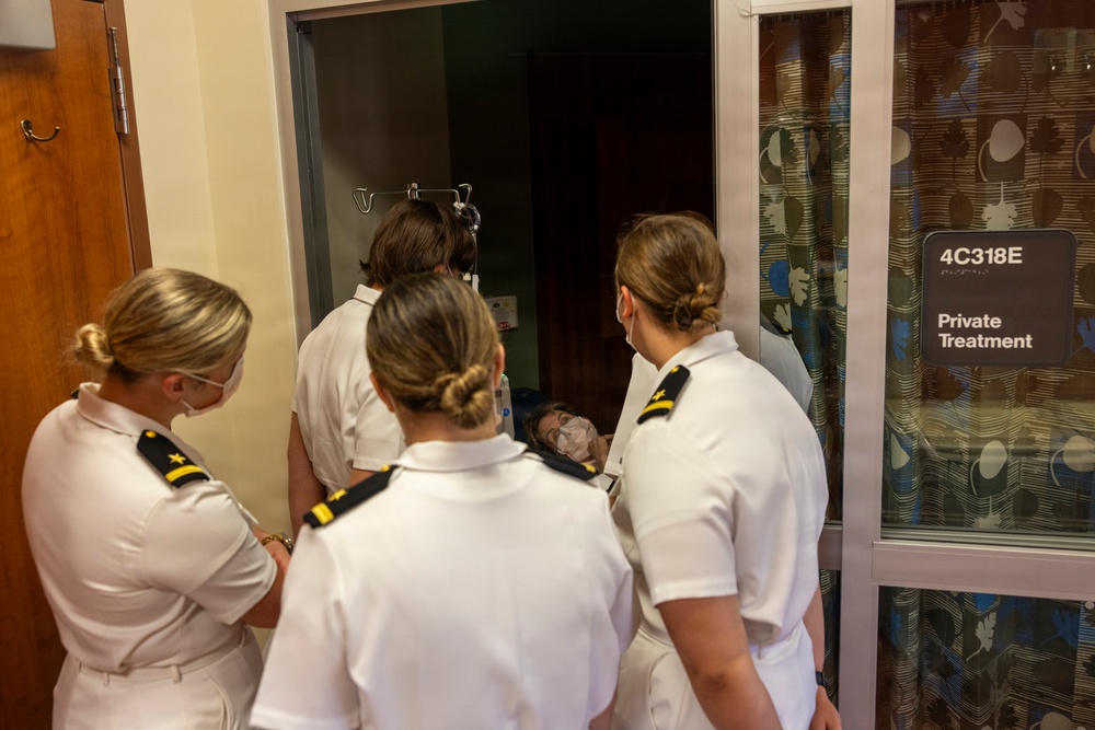 Fleet Week Houston VA hospital visit
