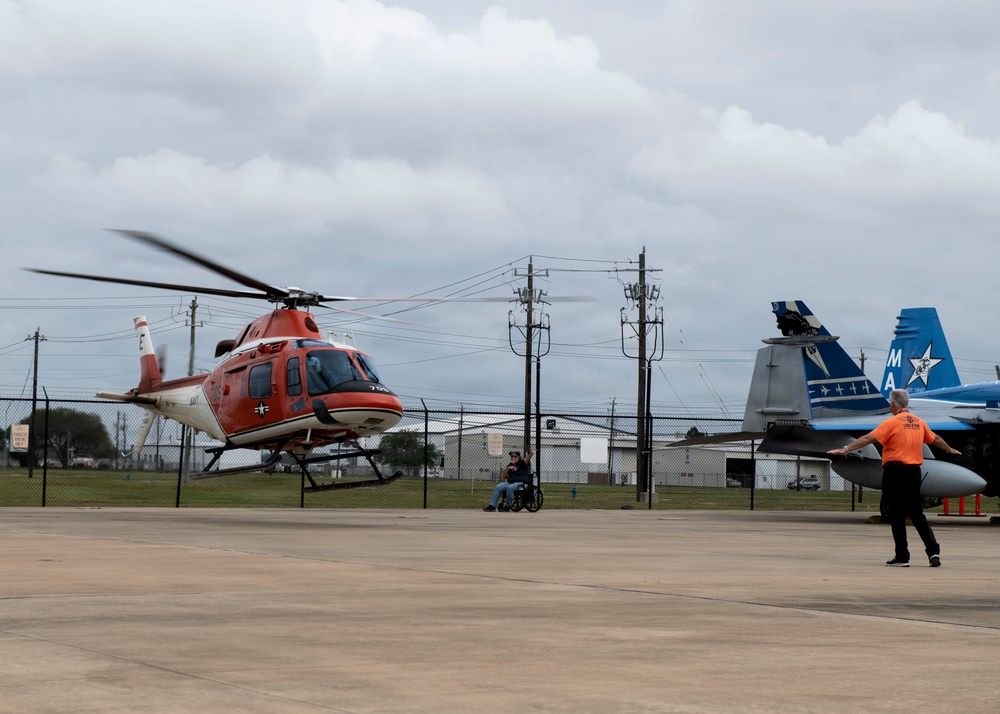 TH-73A Lands at Lone Star Flight Museum