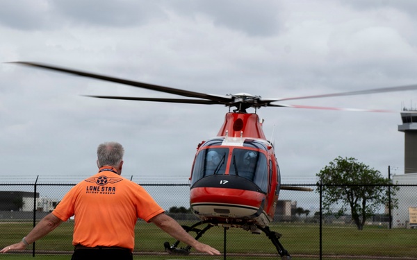 TH-73A Lands at Lone Star Flight Museum