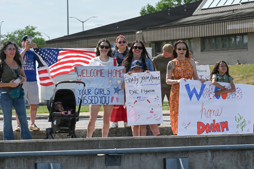 Coast Guard Cutter Tampa returns home following 74-day counter-drug patrol in Eastern Pacific