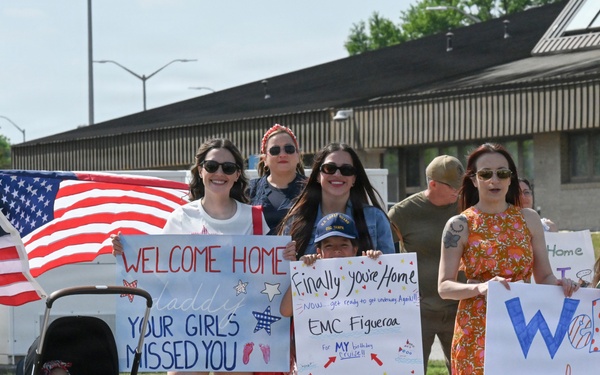 Coast Guard Cutter Tampa returns home following 74-day counter-drug patrol in Eastern Pacific
