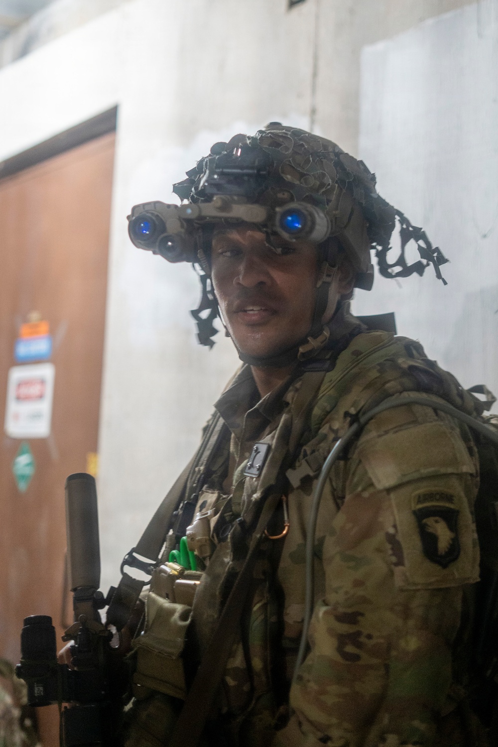 101st Rakkasans Conduct Night MOUT Assault at JRTC