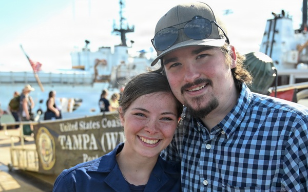 Coast Guard Cutter Tampa returns home following 74-day counter-drug patrol in Eastern Pacific