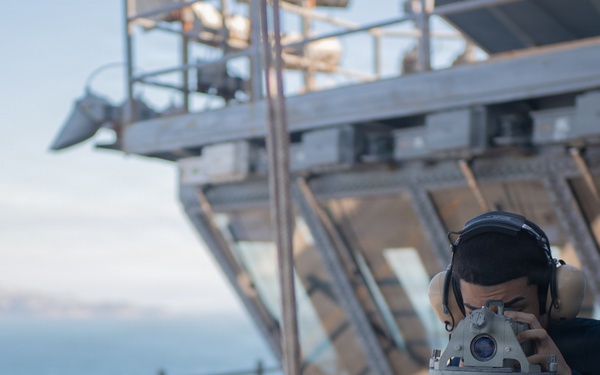 Nimitz Conducts Anchor Evolution