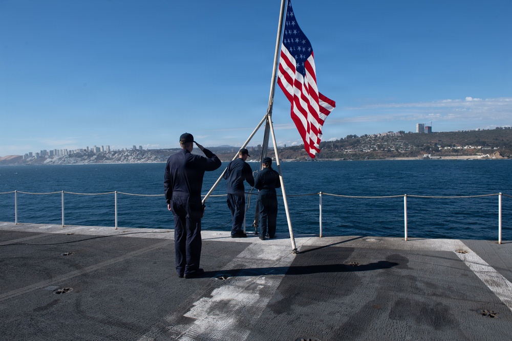 Nimits Conducts Shift Colors