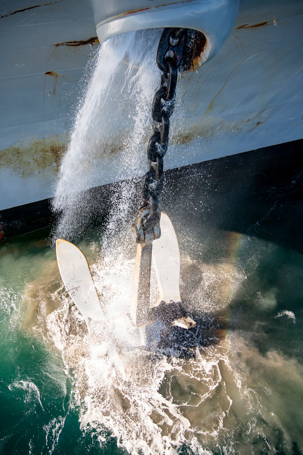Nimitz Weighs Anchor