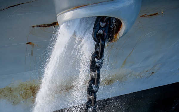 Nimitz Weighs Anchor