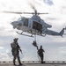 22nd MEU(SOC) | Marines and U.S. Coast Guard Fast Rope Aboard USS Fort Lauderdale