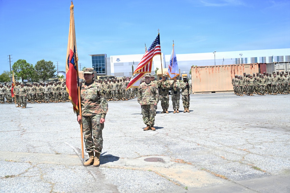 224 Sustainment Brigade Conversion Ceremony