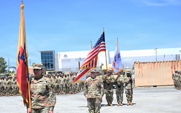 224 Sustainment Brigade Conversion Ceremony