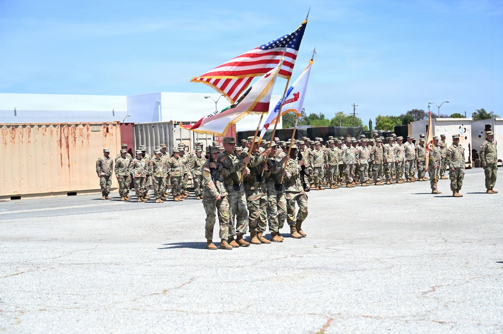 224th Sustainment Brigade Conversion Ceremony