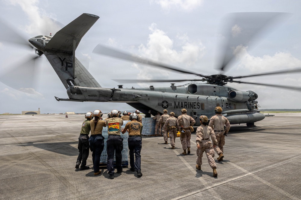 11th MEU Marines, Sailors Respond to Super Typhoon Sinlaku