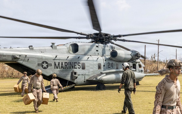 11th MEU Marines, Sailors Respond to Super Typhoon Sinlaku
