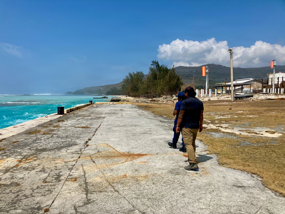 U.S. Coast Guard crews make first port gains in CNMI following Super Typhoon Sinlaku