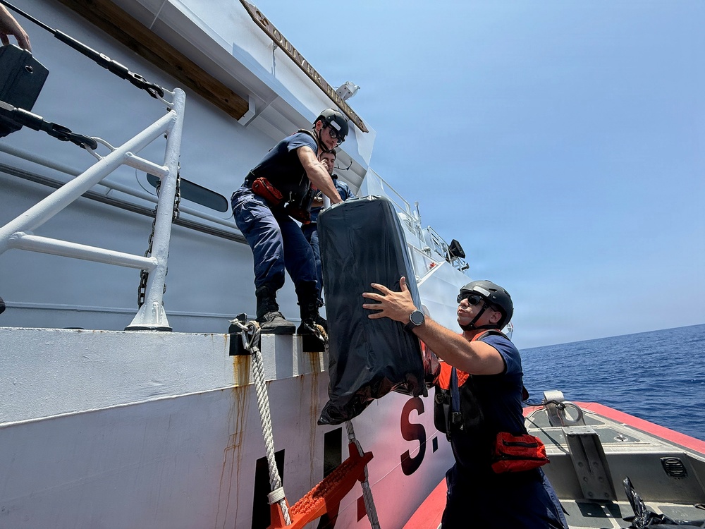 U.S. Coast Guard crews deliver supplies in CNMI following Super Typhoon Sinlaku