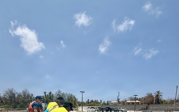 U.S. Coast Guard crews deliver supplies in CNMI following Super Typhoon Sinlaku