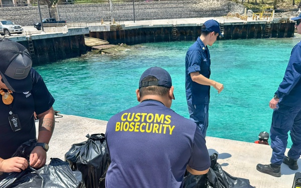 U.S. Coast Guard crews deliver supplies in CNMI following Super Typhoon Sinlaku
