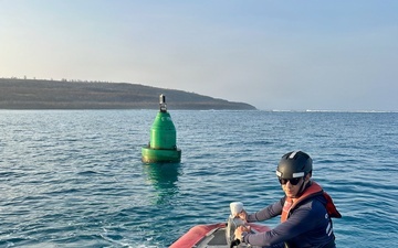 U.S. Coast Guard crews make first port gains in CNMI following Super Typhoon Sinlaku