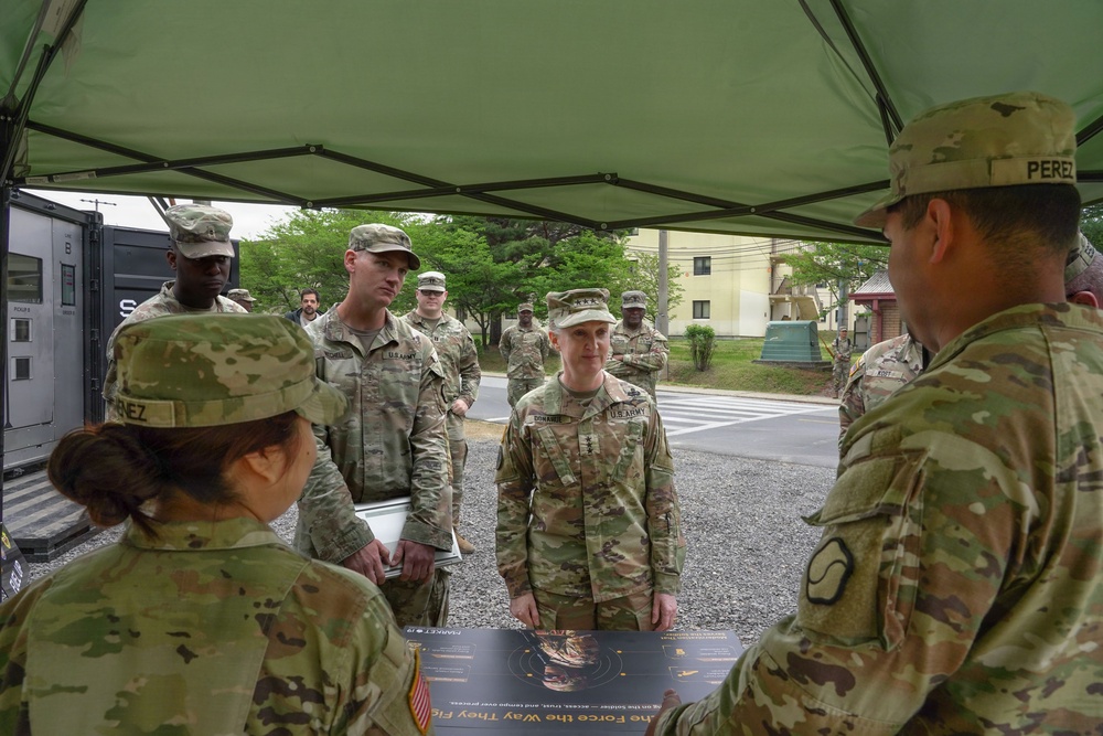 Senior leader observes autonomous kitchen operations