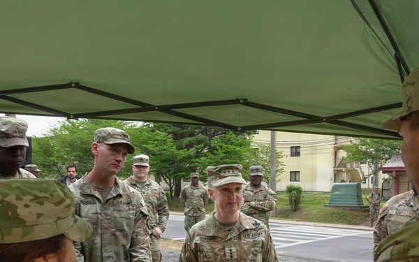 Senior leader observes autonomous kitchen operations