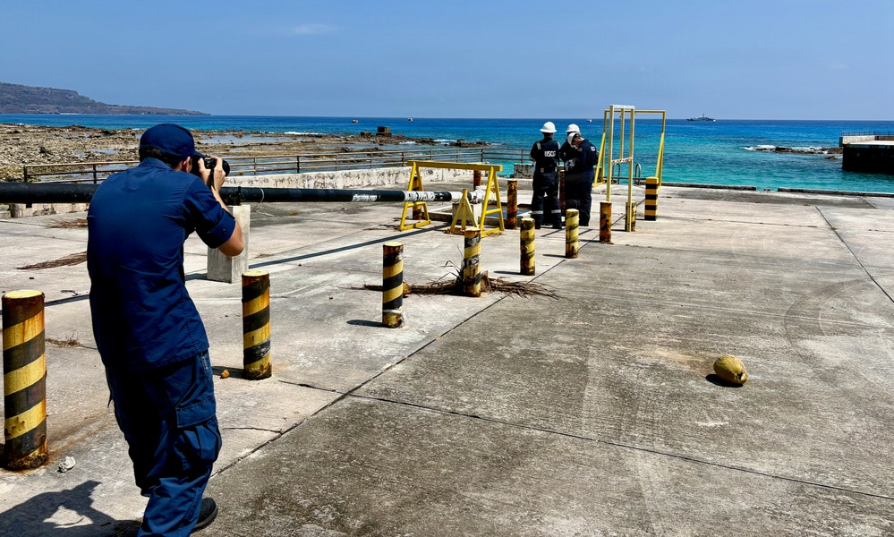 U.S. Coast Guard crews make first port gains in CNMI following Super Typhoon Sinlaku