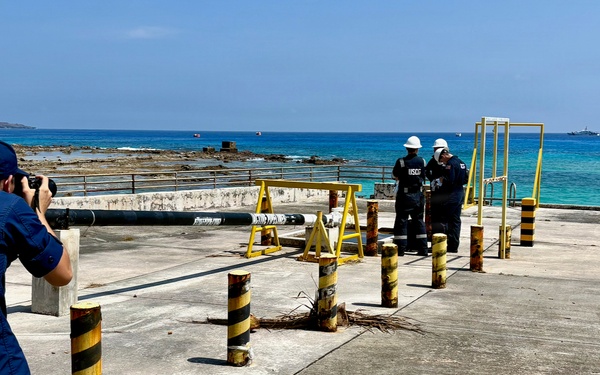 U.S. Coast Guard crews make first port gains in CNMI following Super Typhoon Sinlaku