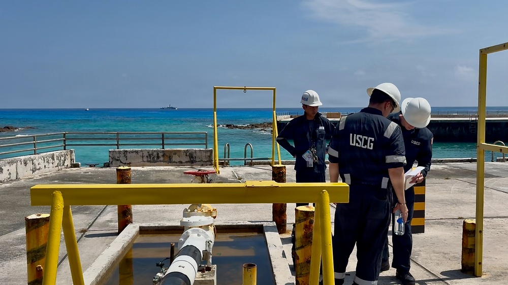 U.S. Coast Guard crews make first port gains in CNMI following Super Typhoon Sinlaku