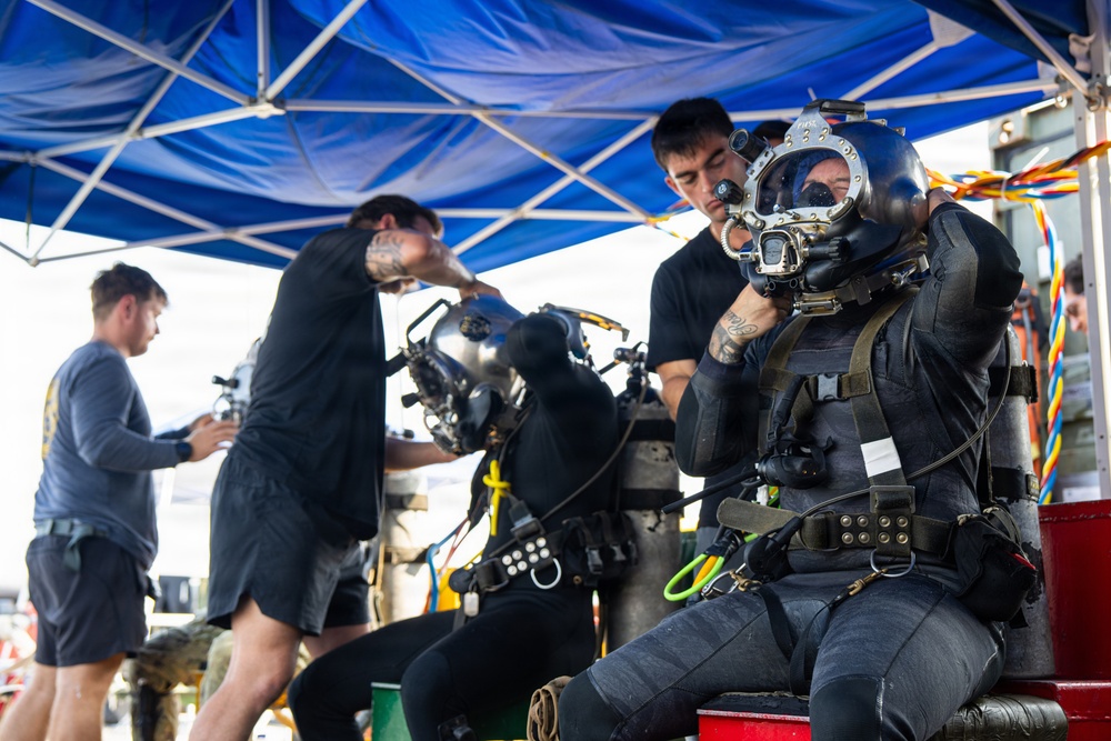 CTG 73.6/MDSU 1-3 Support DPAA Recovery Efforts in Subic Bay, April 15, 2026