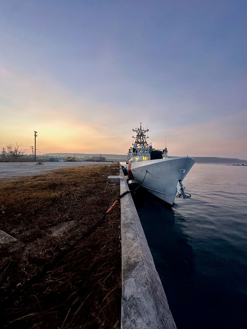 U.S. Coast Guard crews make first port gains in CNMI following Super Typhoon Sinlaku