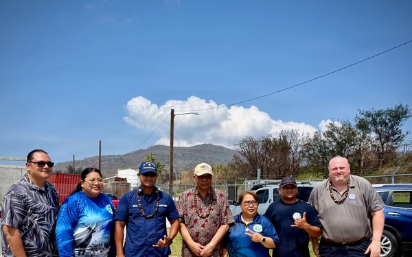 U.S. Coast Guard crews deliver supplies in CNMI following Super Typhoon Sinlaku