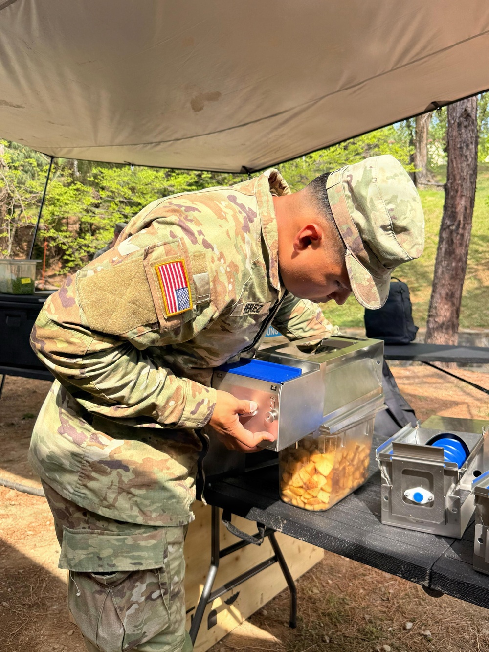 Field training with autonomous kitchen capabilities