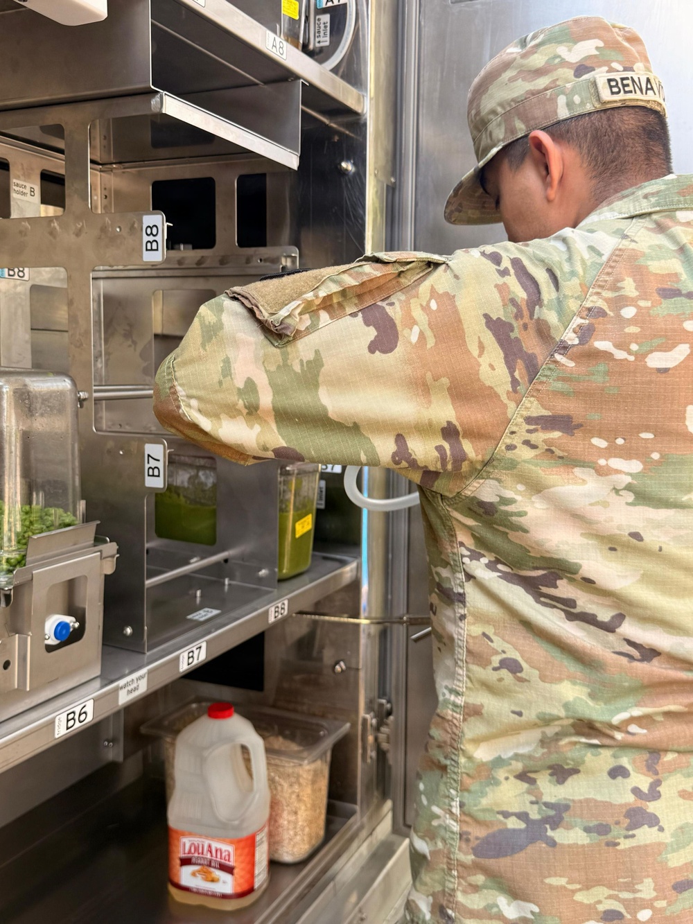 Loading ingredients into autonomous kitchen system